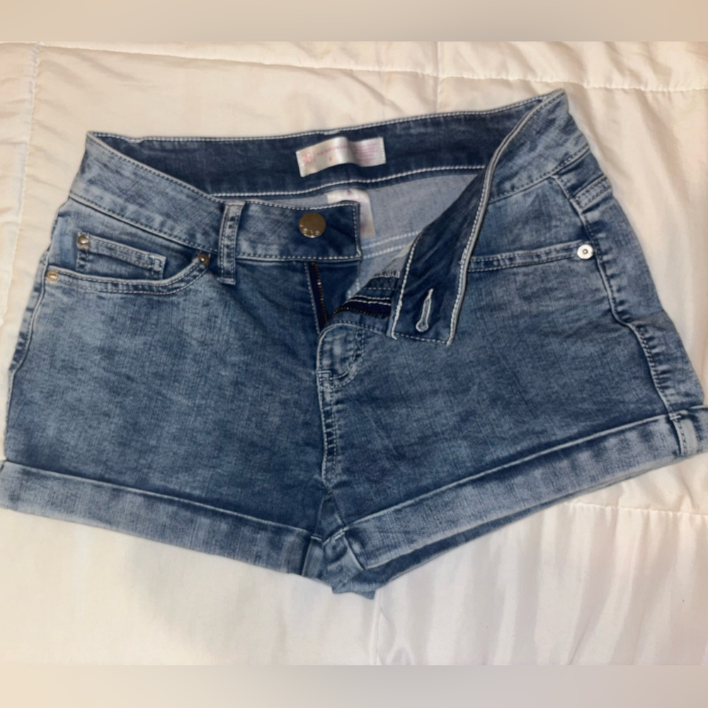 No Boundaries Juniors Blue Denim Jean Shorts